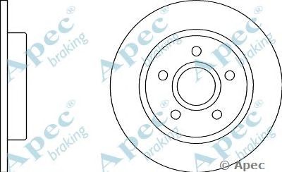APEC BRAKING dsk2926 -  Тормозной диск